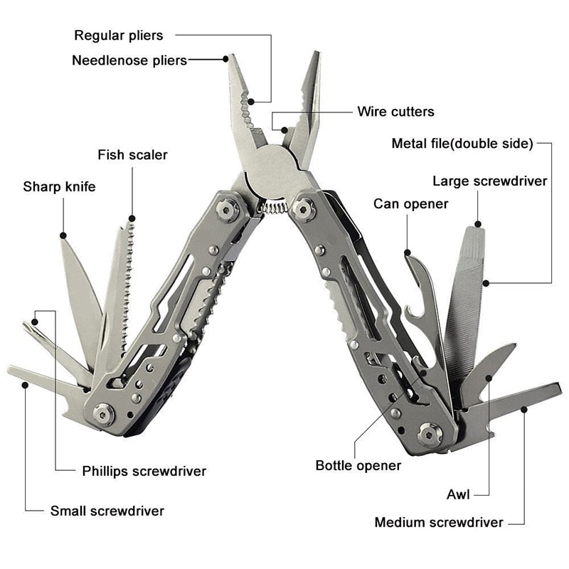 High®️ Military Pliers - Complete 11 in 1
