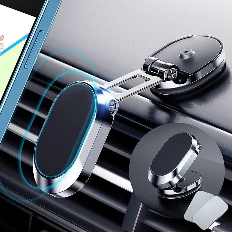 Foldable Magnetic Car Phone Holder