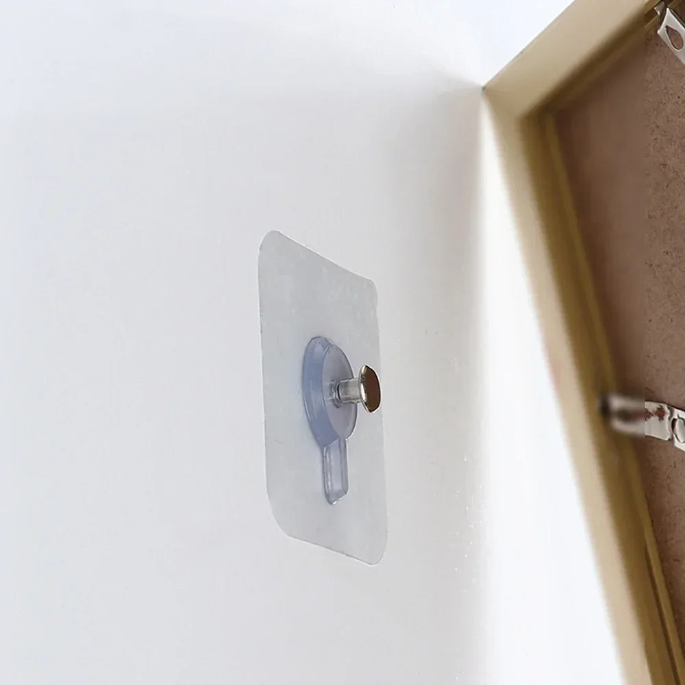 Strong Adhesive Hooks – No Drilling!