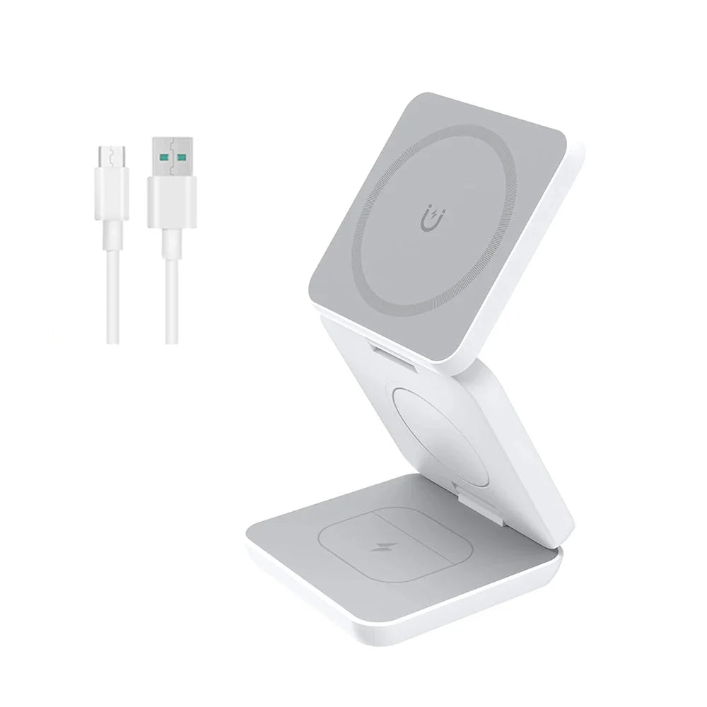 Exquisite 3-in-1 Magnetic Foldable Wireless Charger