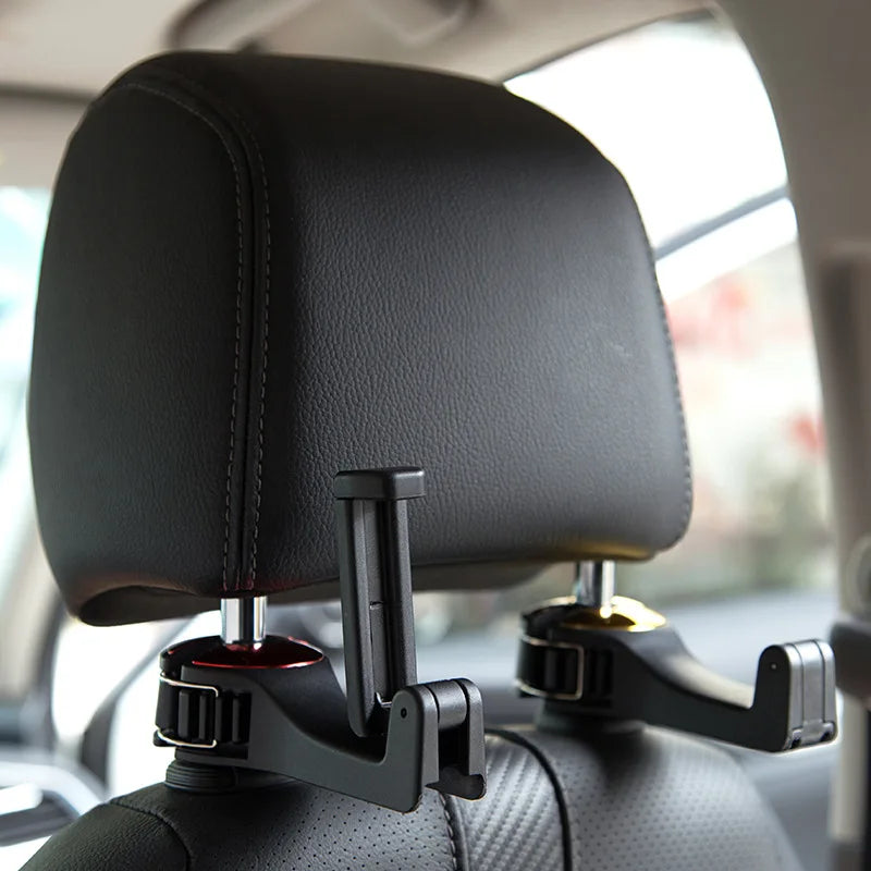 Multi-Functional 2-in-1 Car Hook – Hidden Hook & Phone Holder