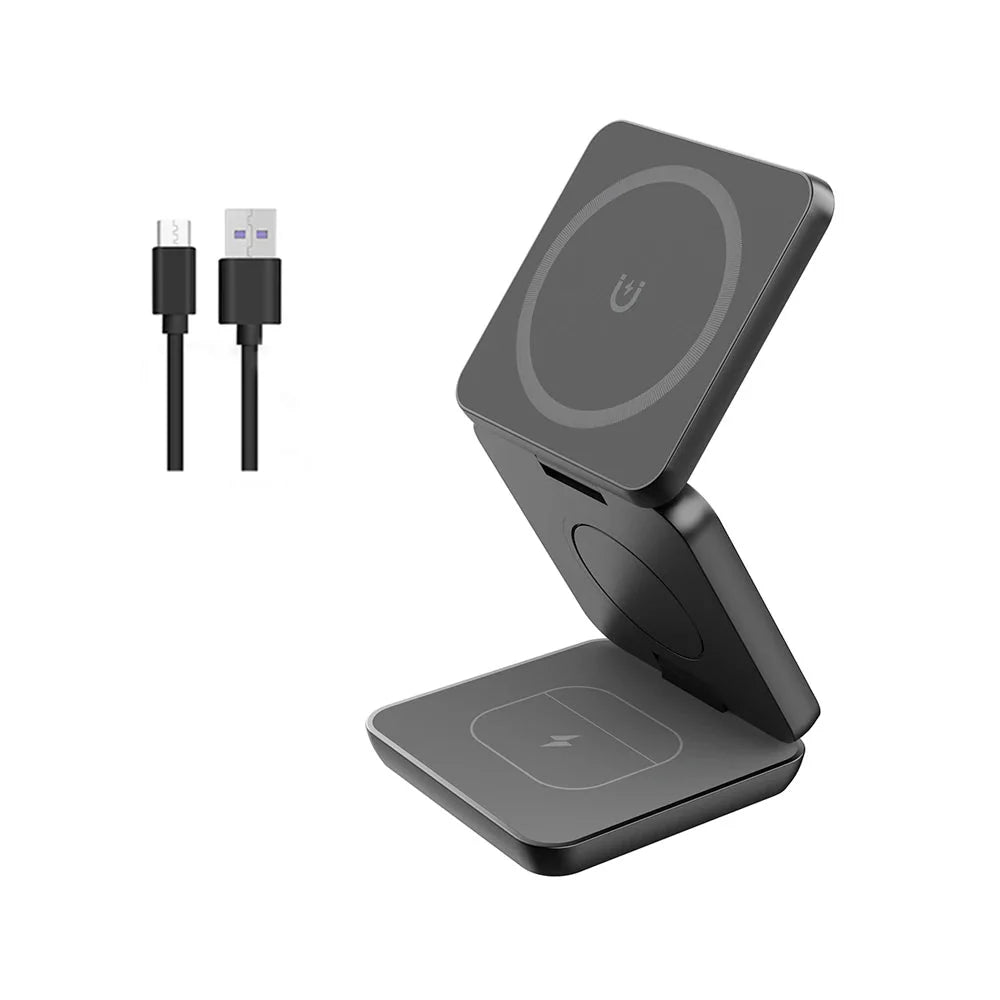 Exquisite 3-in-1 Magnetic Foldable Wireless Charger