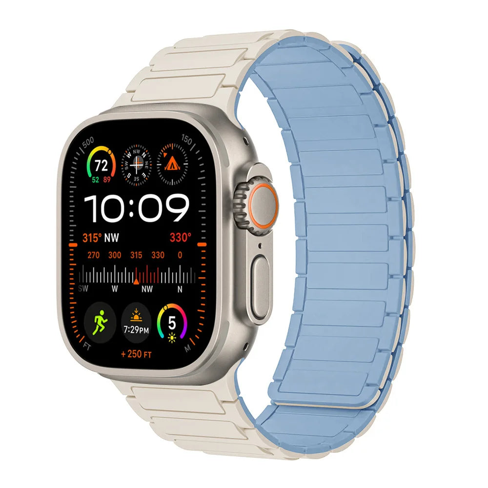 Magnetic Silicone Strap For Apple Watch