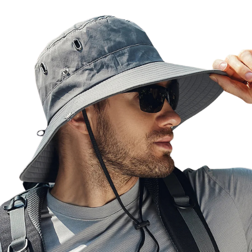 Elegant Wide Brim UV Protection Fisherman Hat