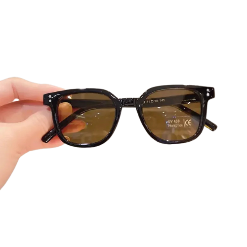 Charming Vintage Square UV400 Kids Sunglasses