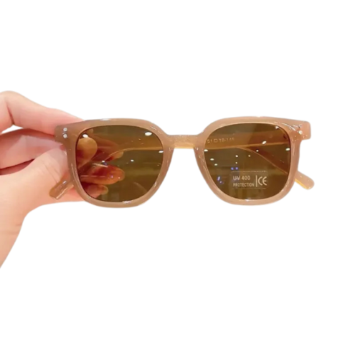 Charming Vintage Square UV400 Kids Sunglasses