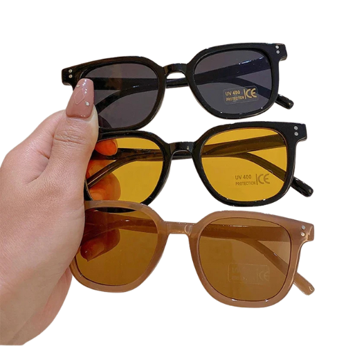 Charming Vintage Square UV400 Kids Sunglasses