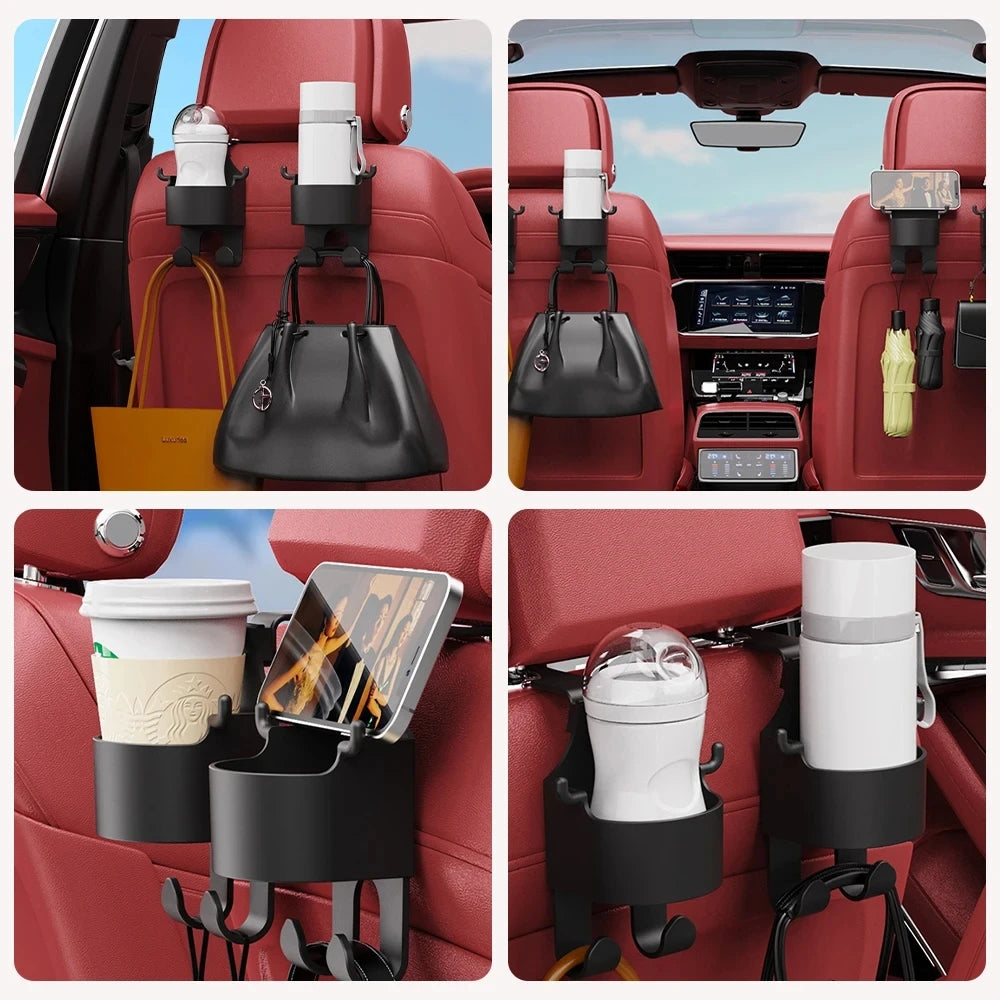 New Universal Storage Organizer Hook with Cup Holder for Handbag