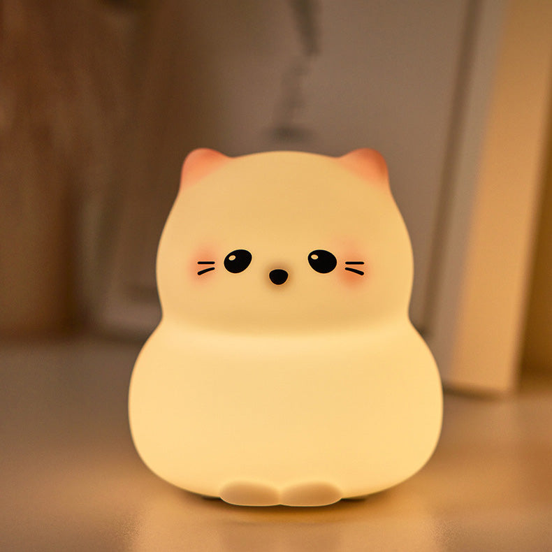 Cute Kitten Night Light Tap Lamp Best Gift
