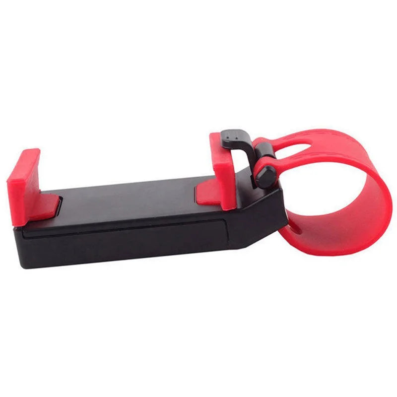 Car Steering Wheel Phone Clip Mount Holder, Universal Support