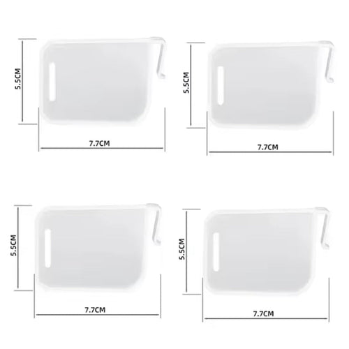 4 Pieces Refrigerator Storage Divider Boards for Organizing Bottles and Cans in the Kitchen and Fridge
