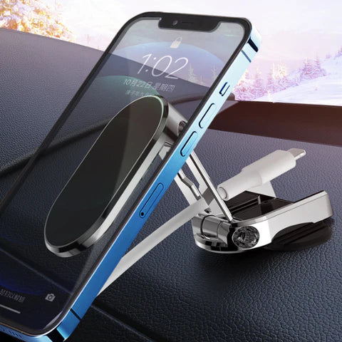 Foldable Magnetic Car Phone Holder