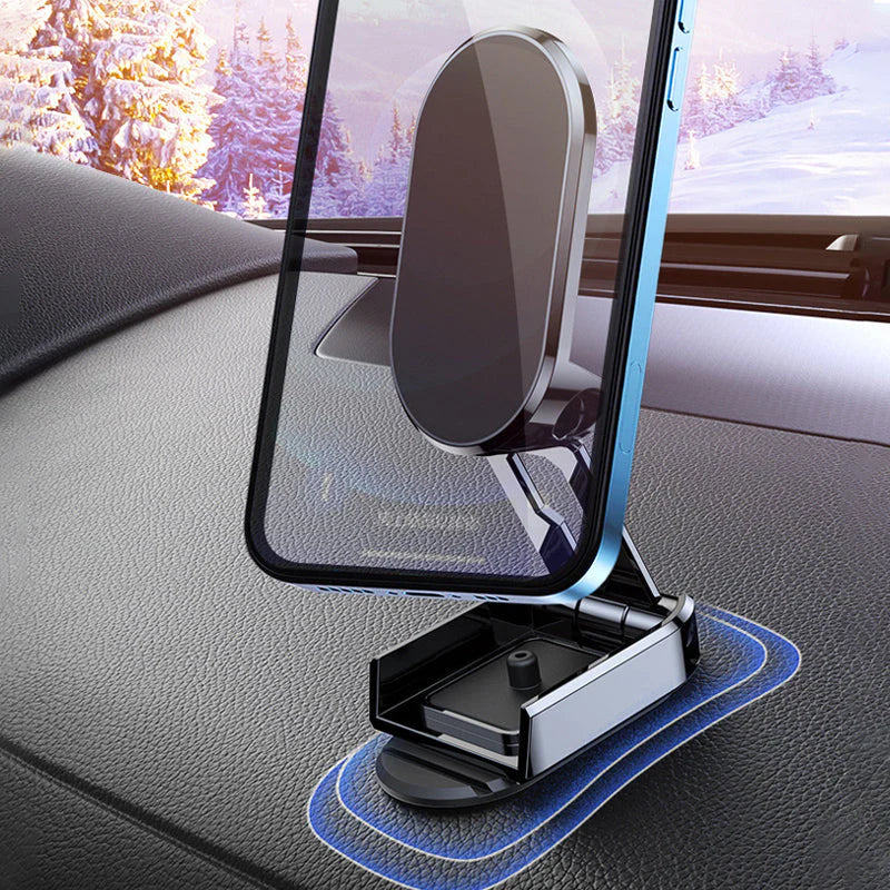 Foldable Magnetic Car Phone Holder