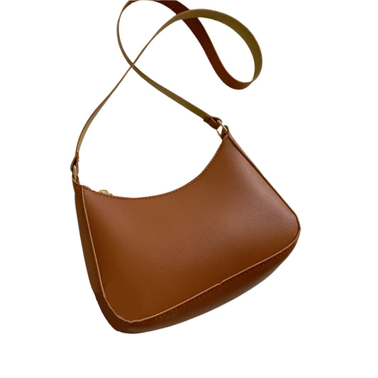 Women's Retro PU Leather Shoulder Bag – Compact Casual Handbag for Everyday Use