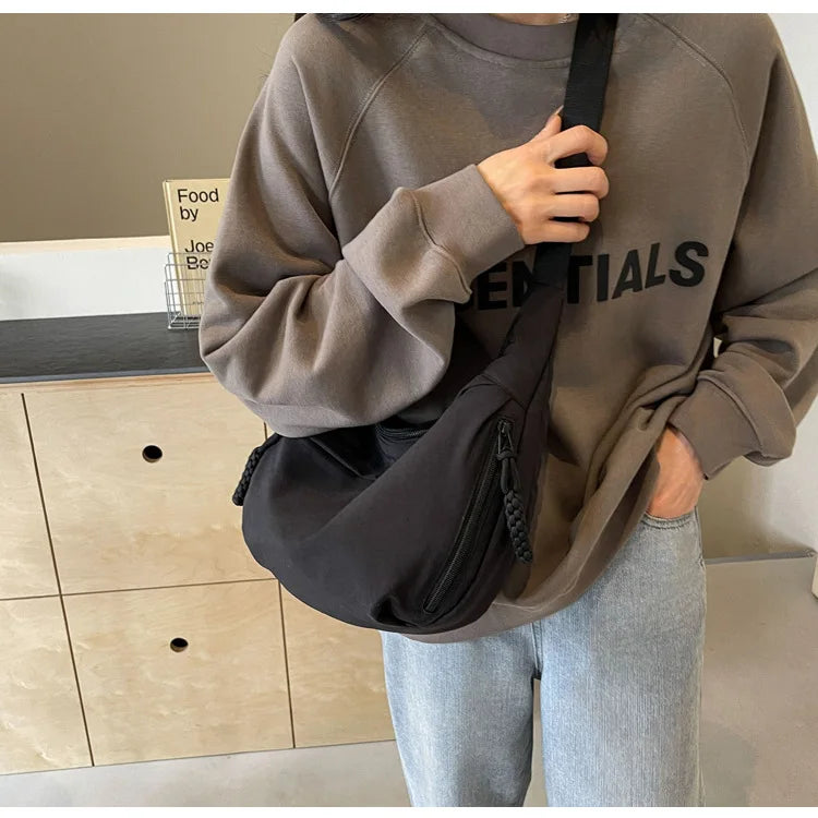 (BUY 1, 2ND -30%!) - Women's Casual Fashion Nylon Crossbody Bag with Wide Adjustable Strap