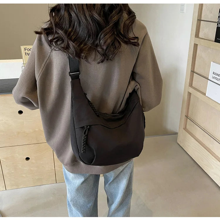 (BUY 1, 2ND -30%!) - Women's Casual Fashion Nylon Crossbody Bag with Wide Adjustable Strap