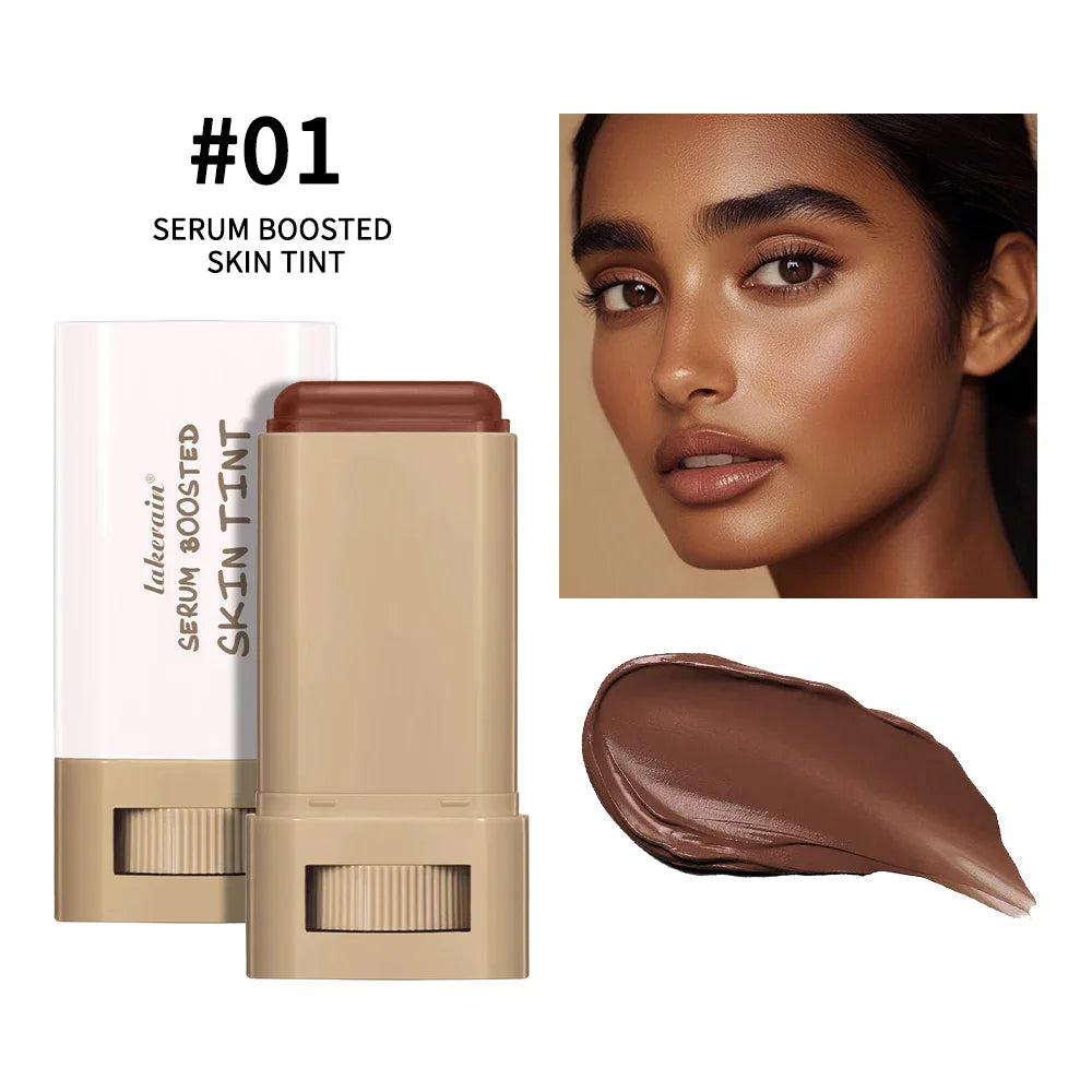 (❤️Mother’s Day Offer🔥) - Foundation Stick Beauty Balm Serum Boosted Skin Tint  – Smooth Finish & Hydration