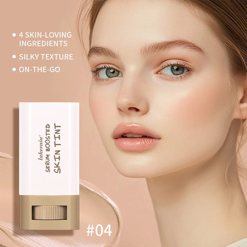 (❤️Mother’s Day Offer🔥) - Foundation Stick Beauty Balm Serum Boosted Skin Tint  – Smooth Finish & Hydration