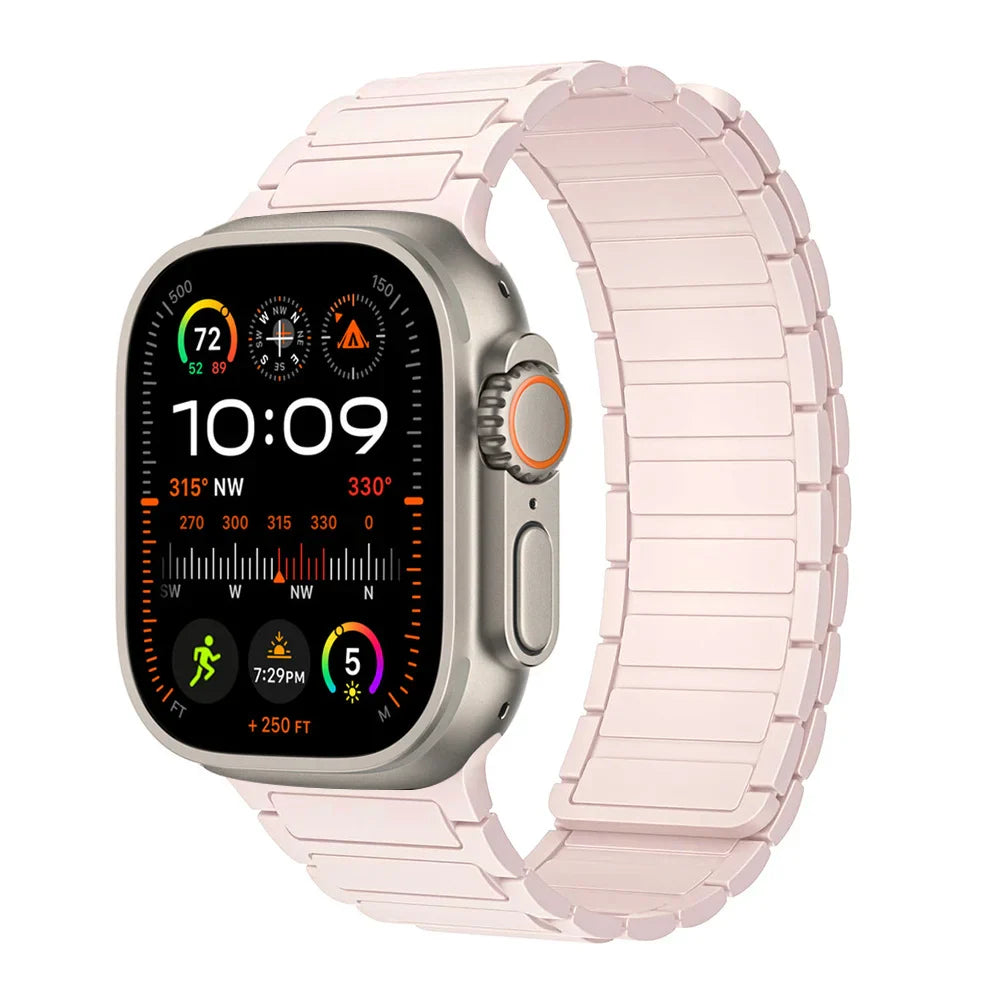Magnetic Silicone Strap For Apple Watch
