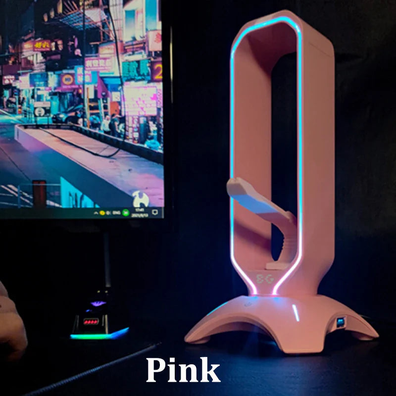 RGB Headset Stand HyperGlow