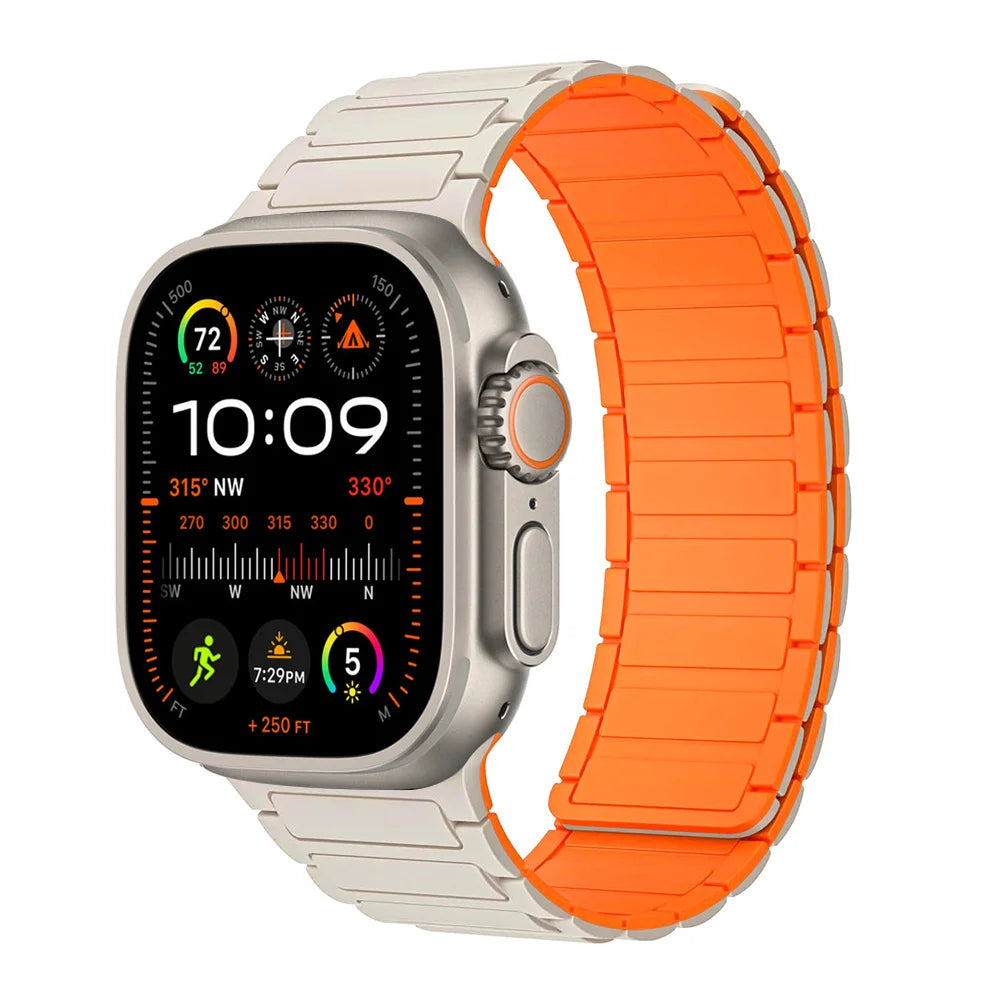 Magnetic Silicone Strap For Apple Watch