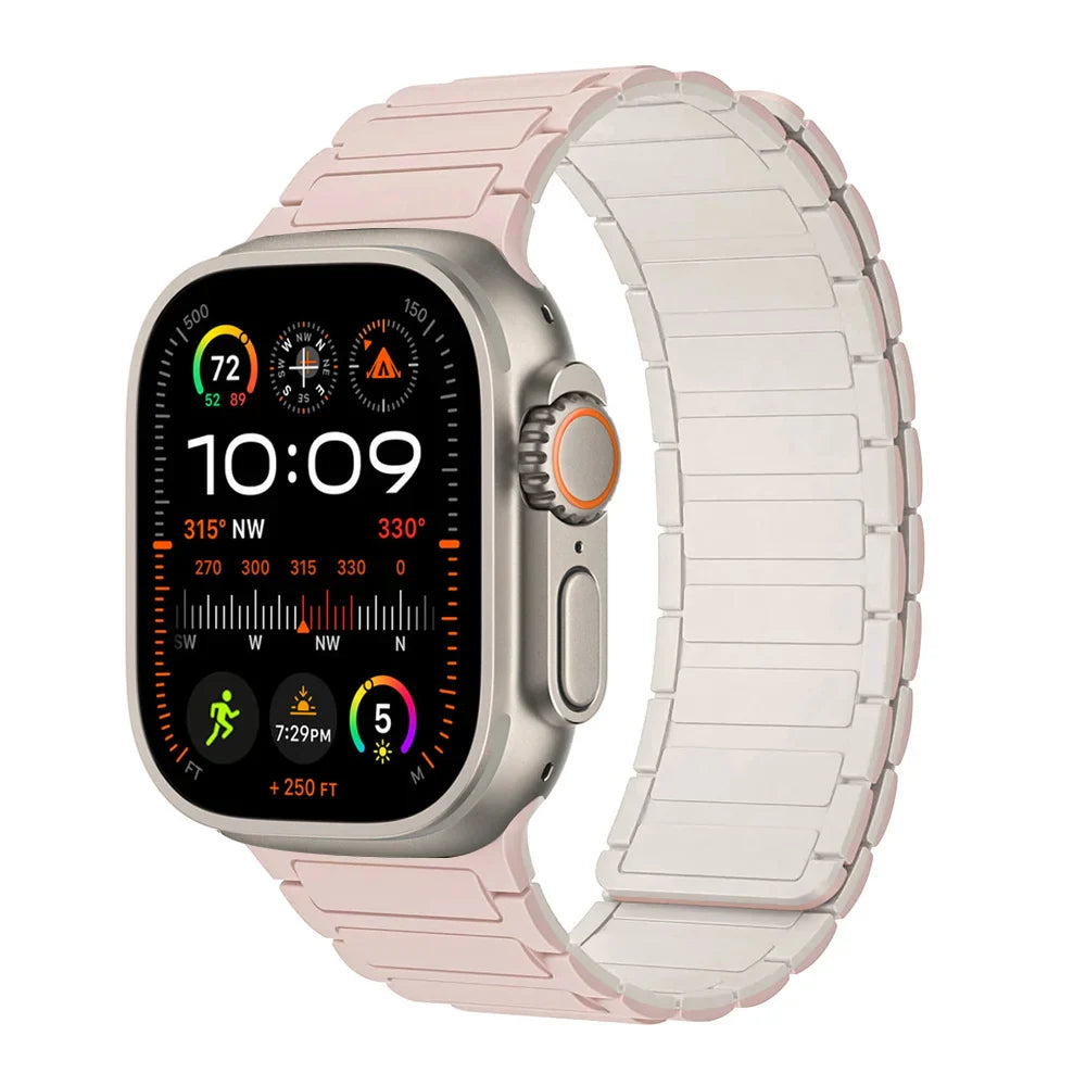 Magnetic Silicone Strap For Apple Watch