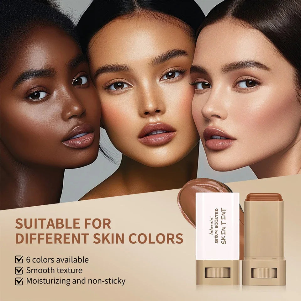 (❤️Mother’s Day Offer🔥) - Foundation Stick Beauty Balm Serum Boosted Skin Tint  – Smooth Finish & Hydration