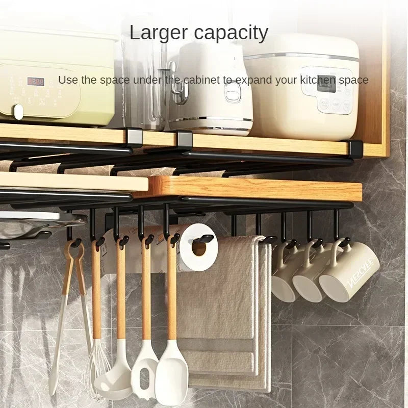 Multi-Purpose Under-Shelf Hanging Organizer