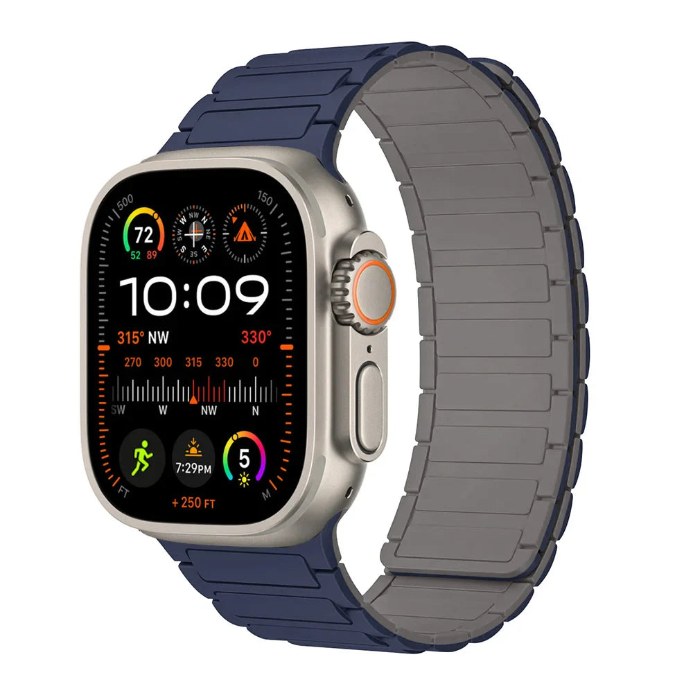Magnetic Silicone Strap For Apple Watch