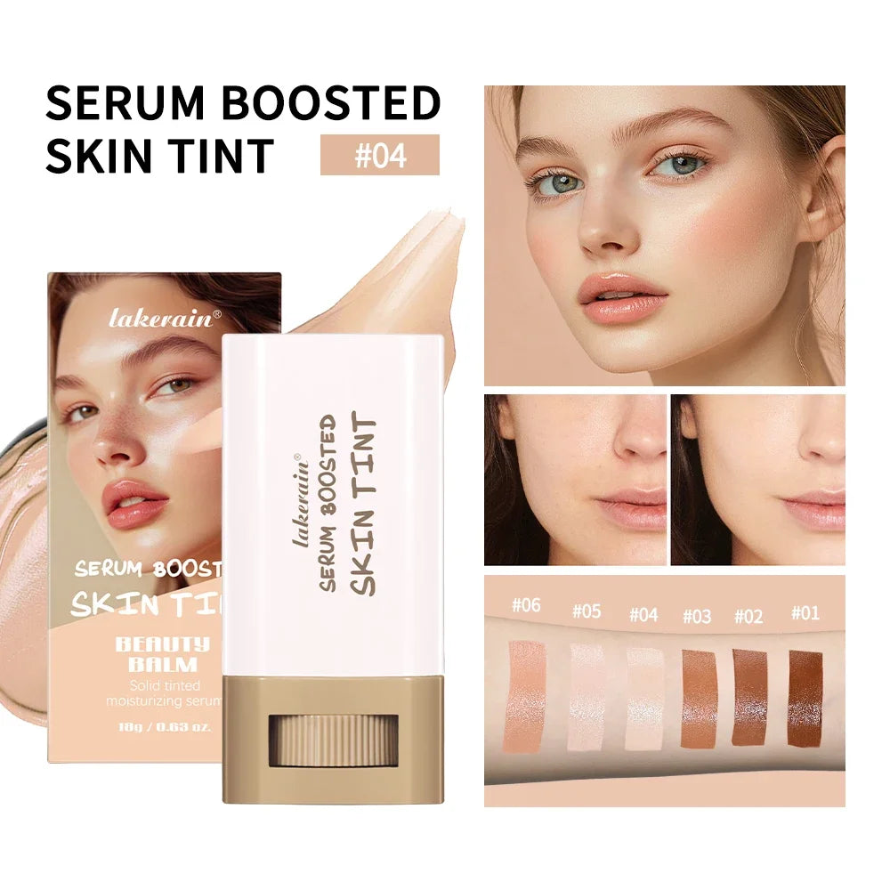 (❤️Mother’s Day Offer🔥) - Foundation Stick Beauty Balm Serum Boosted Skin Tint  – Smooth Finish & Hydration