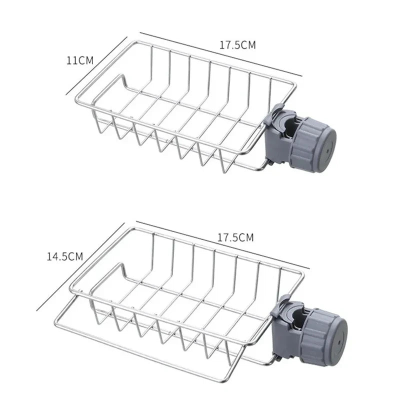 Sponge, Faucet, Soap, and Towel Organizer