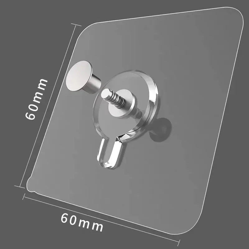 Strong Adhesive Hooks – No Drilling!